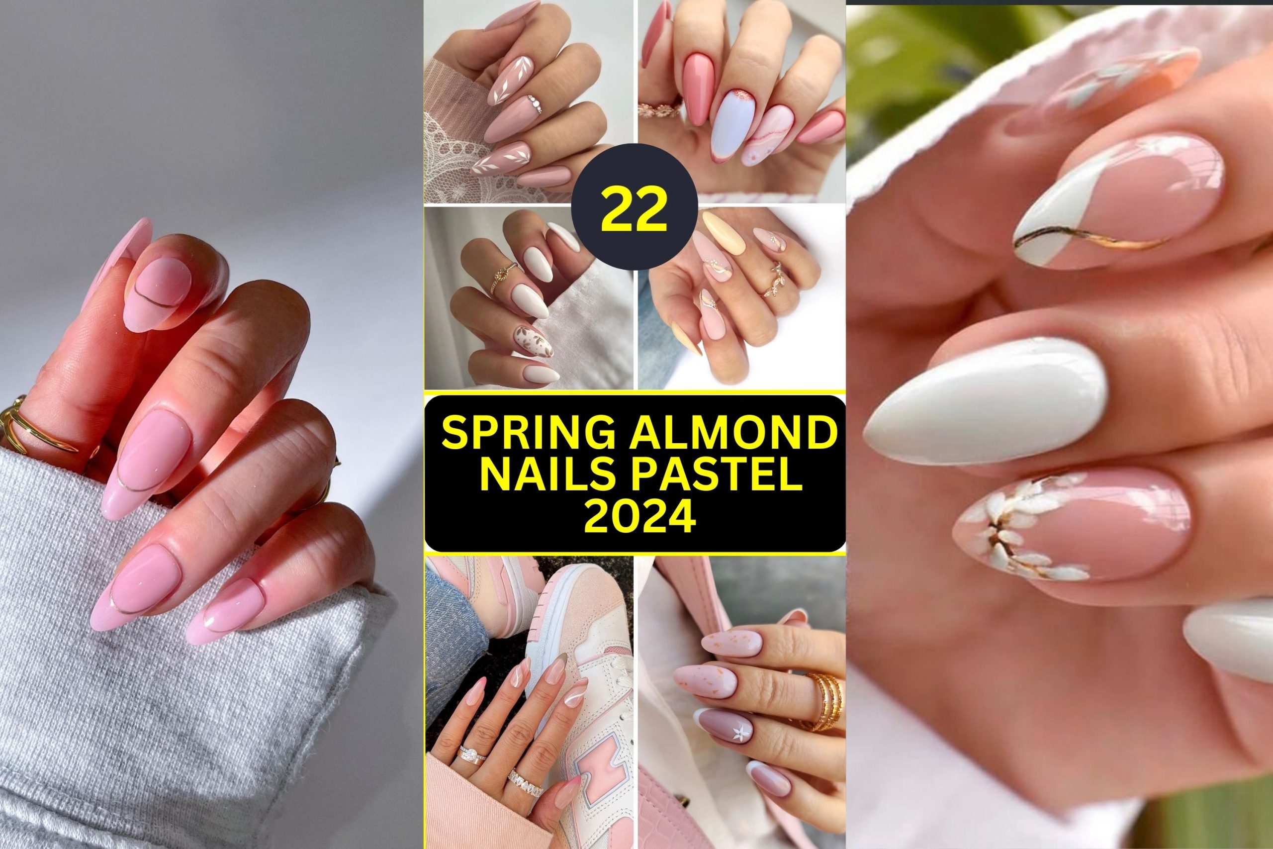 Spring Almond Nails 2024 Wendy Tiffany