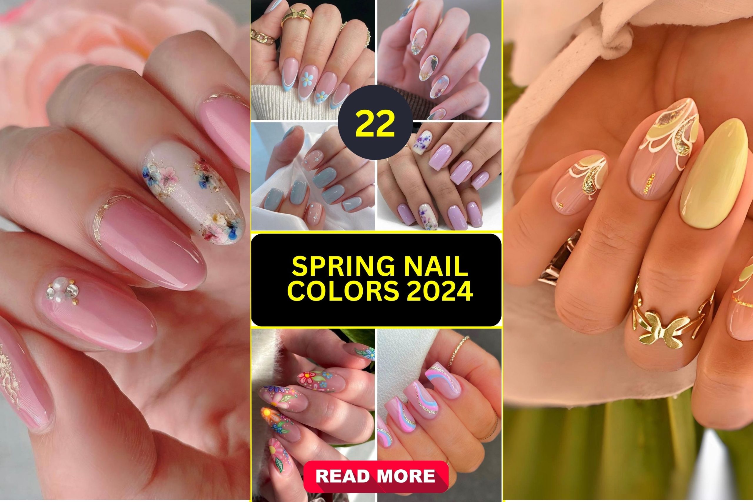 Spring Nail Colors 2024 Blossoming Trends and Timeless Styles