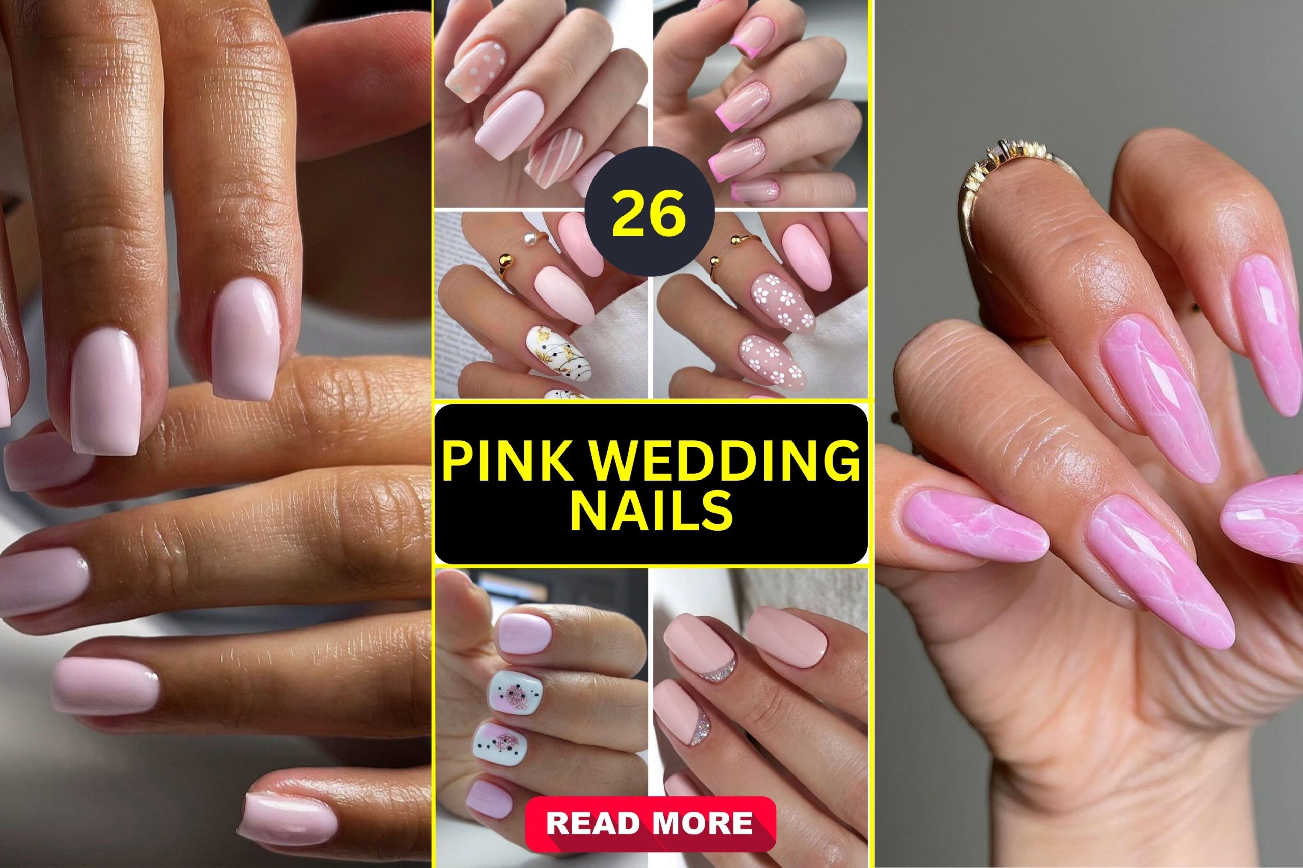 31 Stunning Pink Wedding Nails Designs – Perfect Choices for Every ...