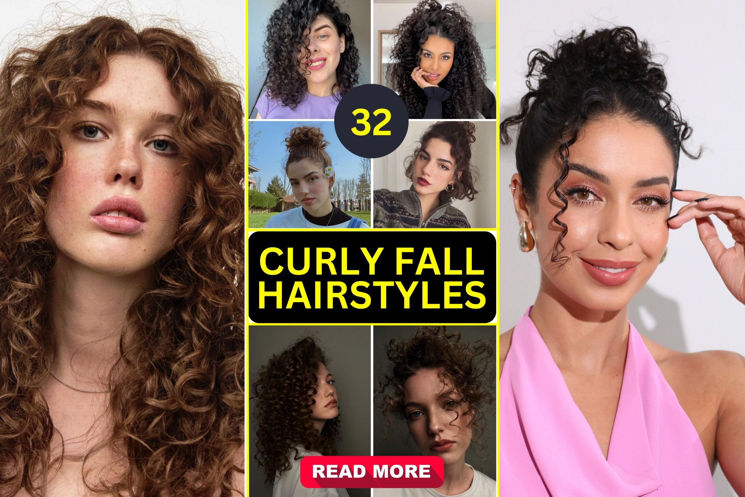 32 Curly Fall Hairstyles to Rock for Effortless, Natural, and Elegant ...
