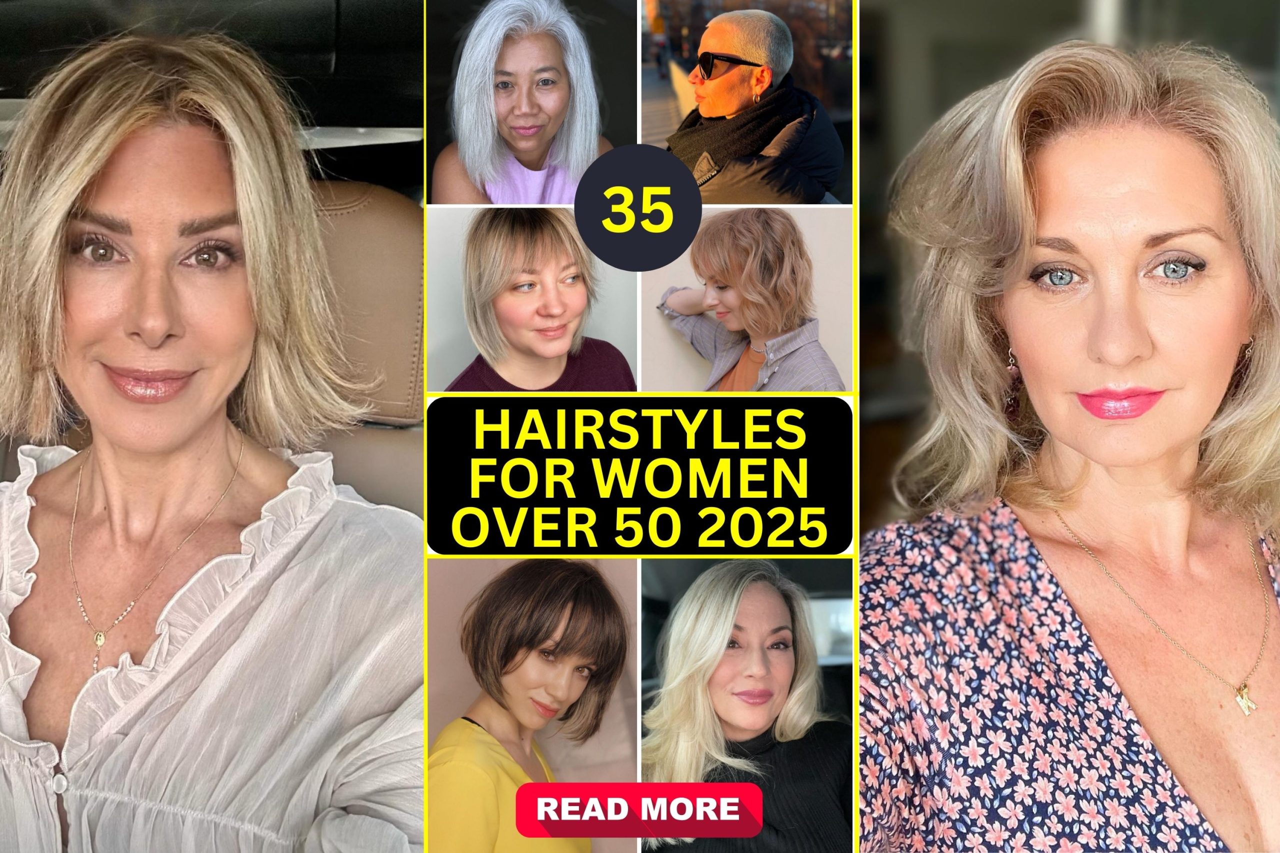 hairstyles for 50 and over