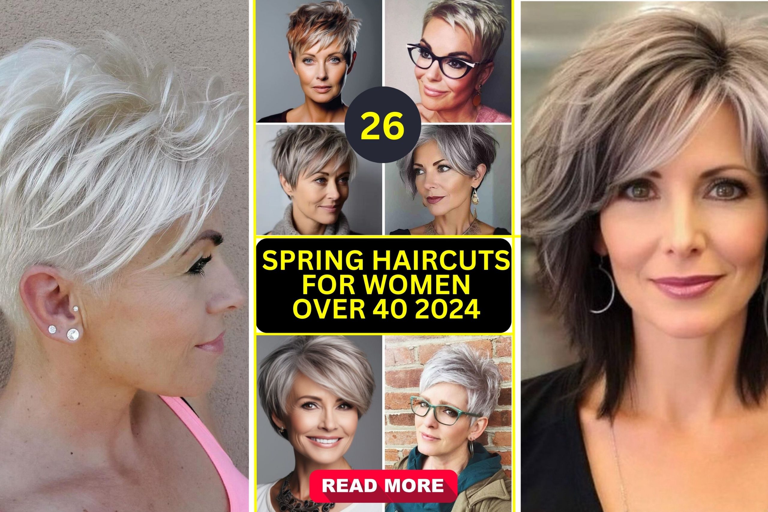 Top 26 Spring Haircuts for Women Over 40 in 2024 - Trendy & Chic ...