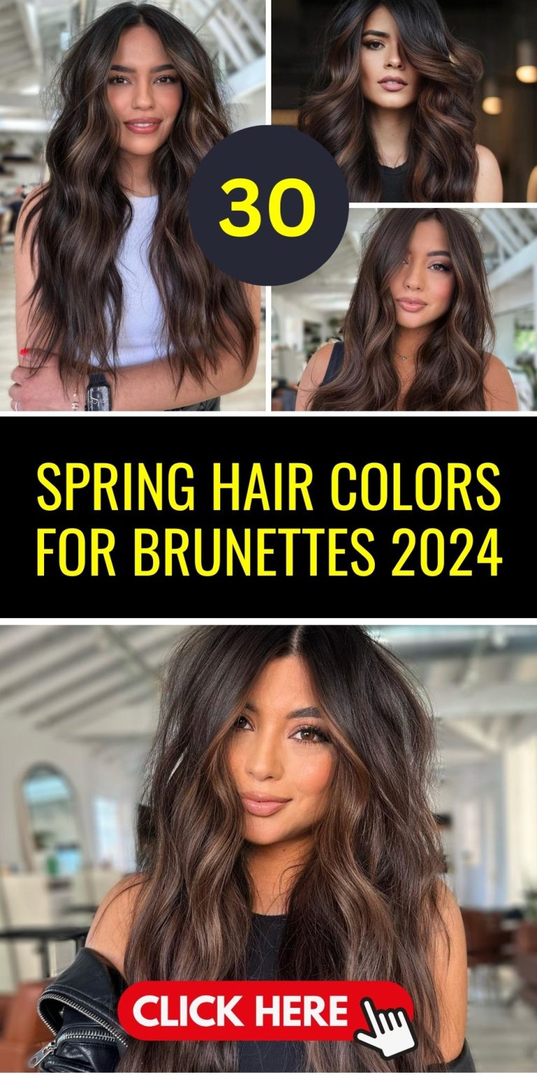 Top 30 Spring Hair Colors for Brunettes 2024: Latest Trends Unveiled!
