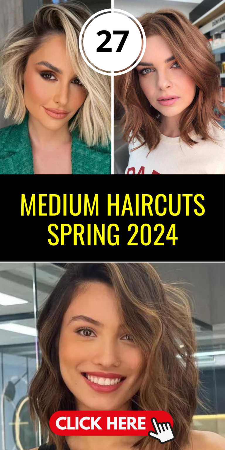 27 Trendy Medium Haircuts for Spring 2024: Discover Your New Look ...