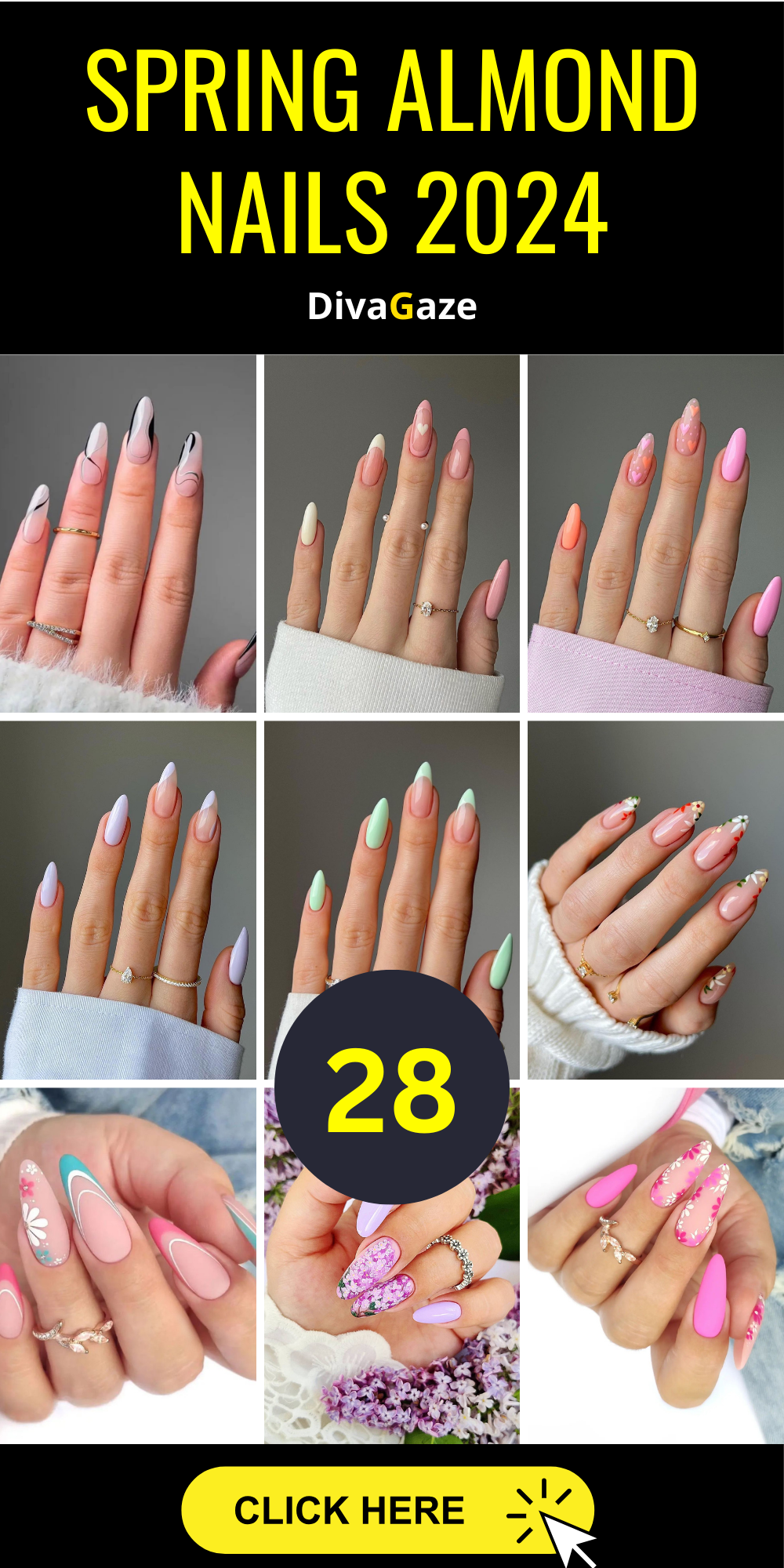 Spring Almond Nails 2024 A Blossoming Trend of Elegance and Creativity