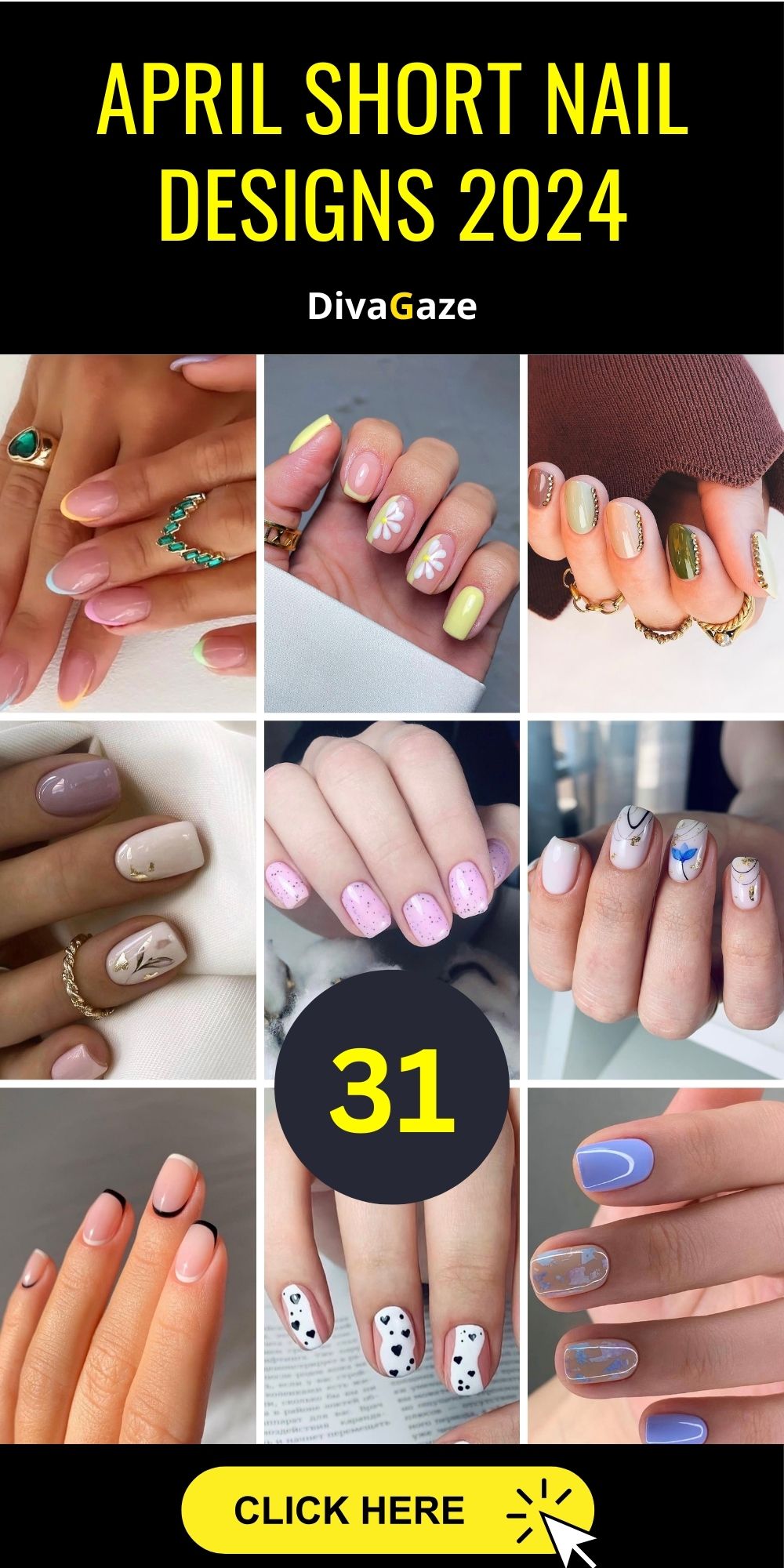 Top 31 April Short Nails 2024 Chic Trends For Spring Manicures   4 33 