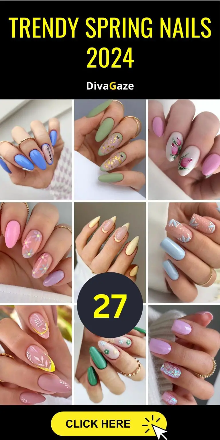 27 Trendy Spring Nails 2024: Elevate Your Style with the Hottest Designs!