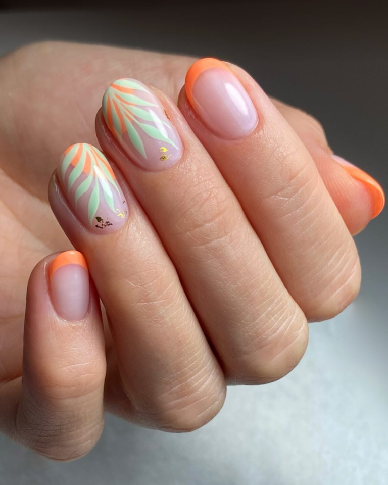 24 Trending Orange Summer Nails 2024 Bright Bold Designs Divagaze Com   4 52 768x960 