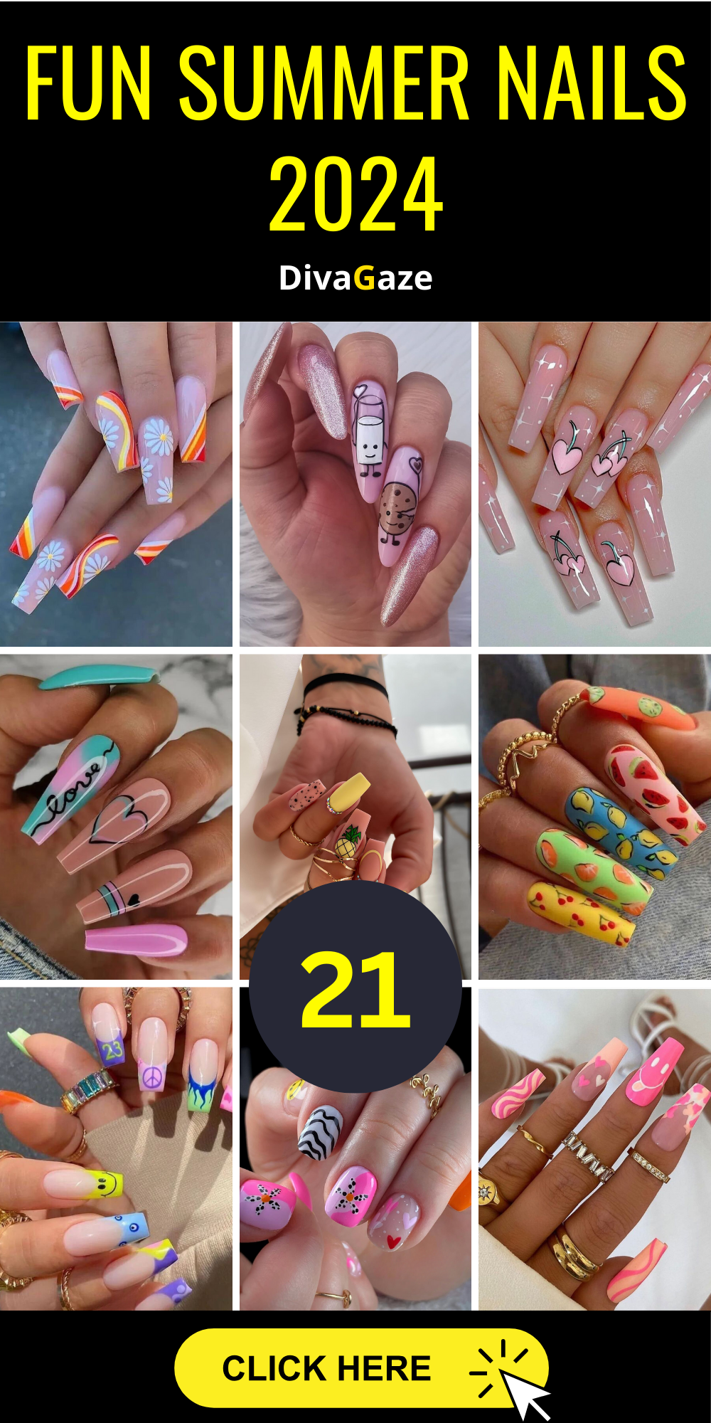 21 Fun Summer Nails 2024 Chic Trends & Vibrant Designs to Try