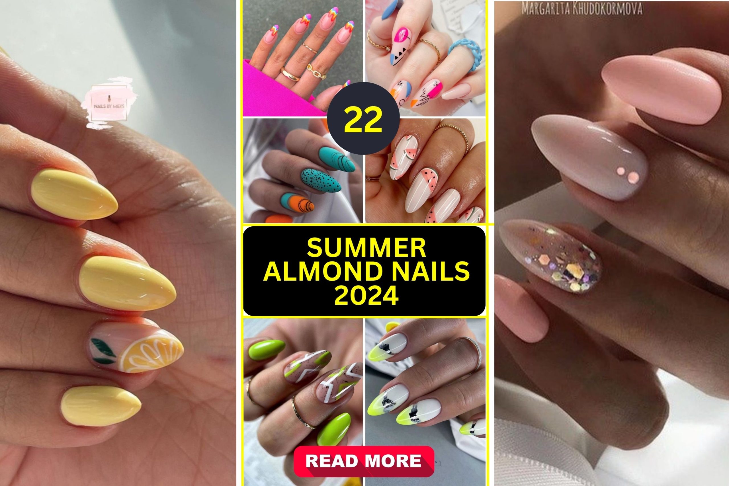 Top 22 Summer Almond Nails 2024 Trendy Designs & MustTry Styles