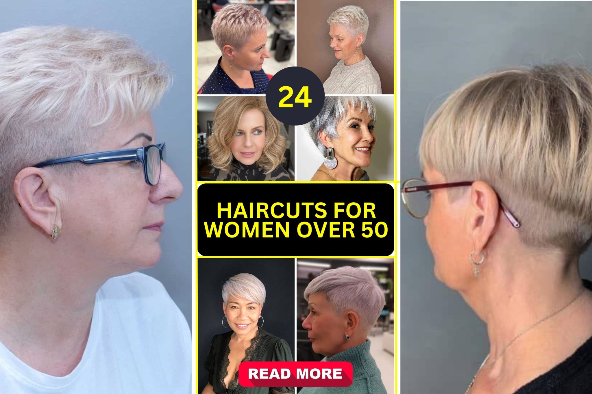 Chic & Timeless: 22 Haircuts for Women Over 50 - Trendy Styles 2024