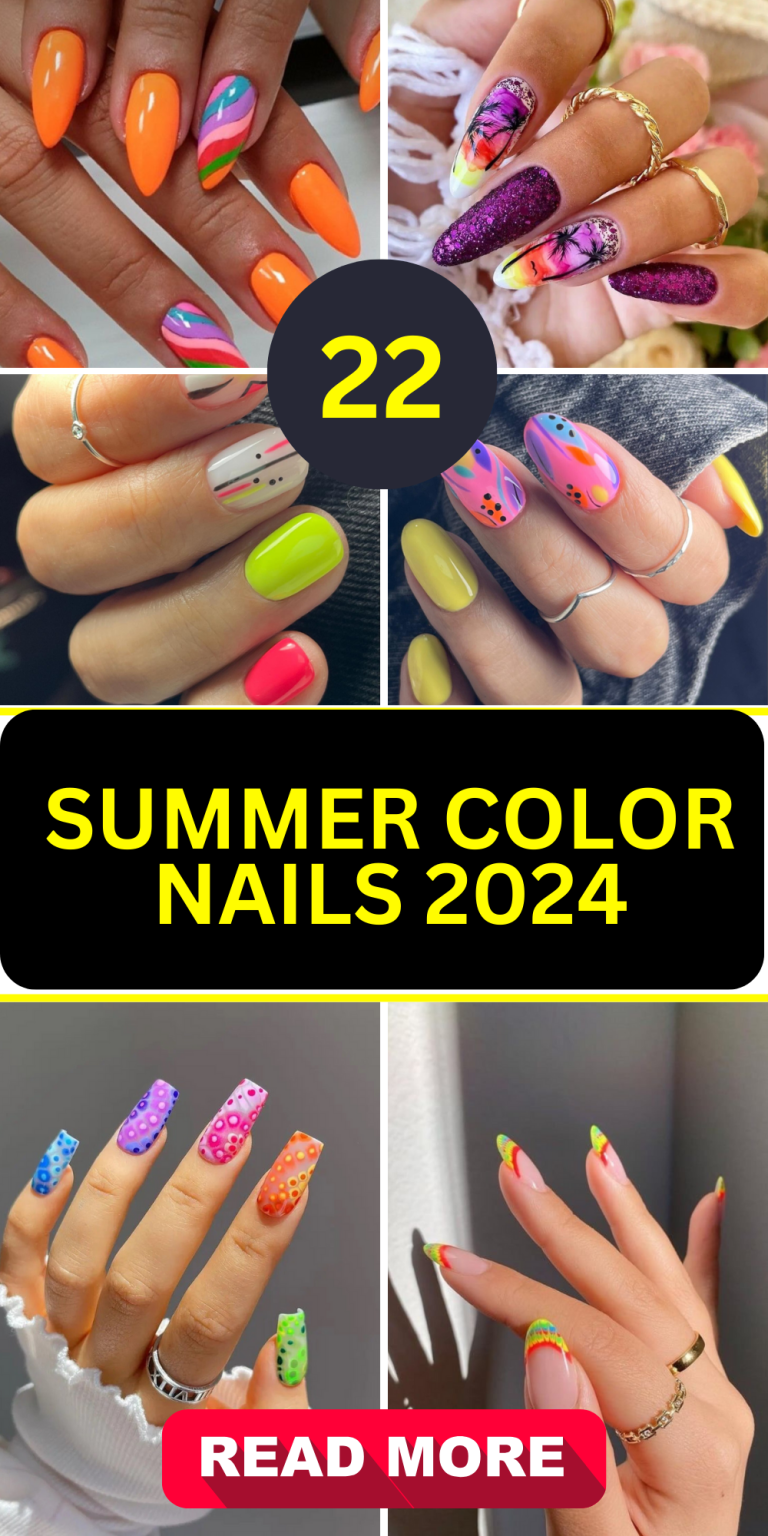 22 Summer Color Nails 2024: Bright, Cute Designs for the Season ...