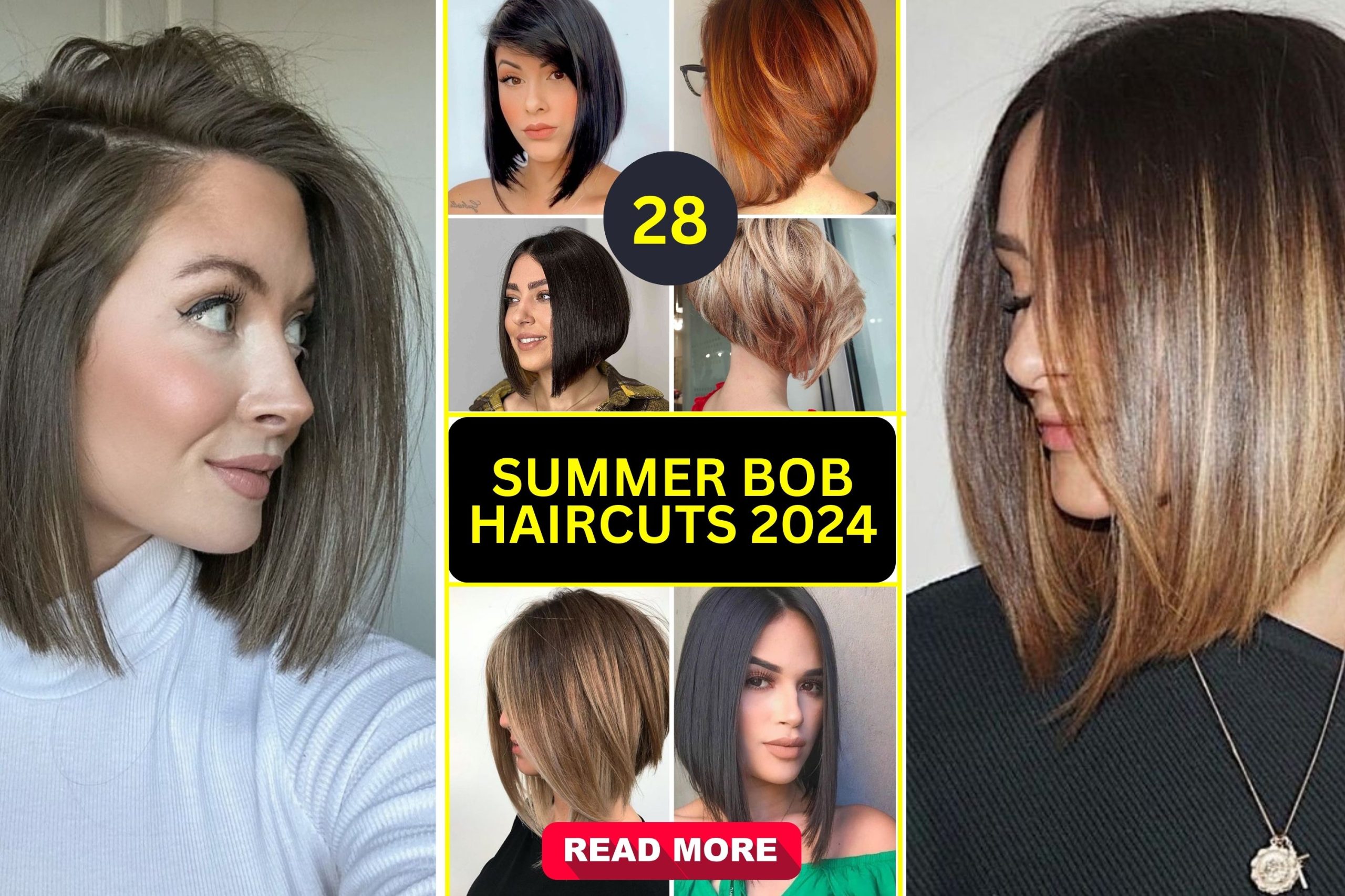 Top 28 Summer Bob Haircuts 2024: Trendy Styles for Every Woman ...