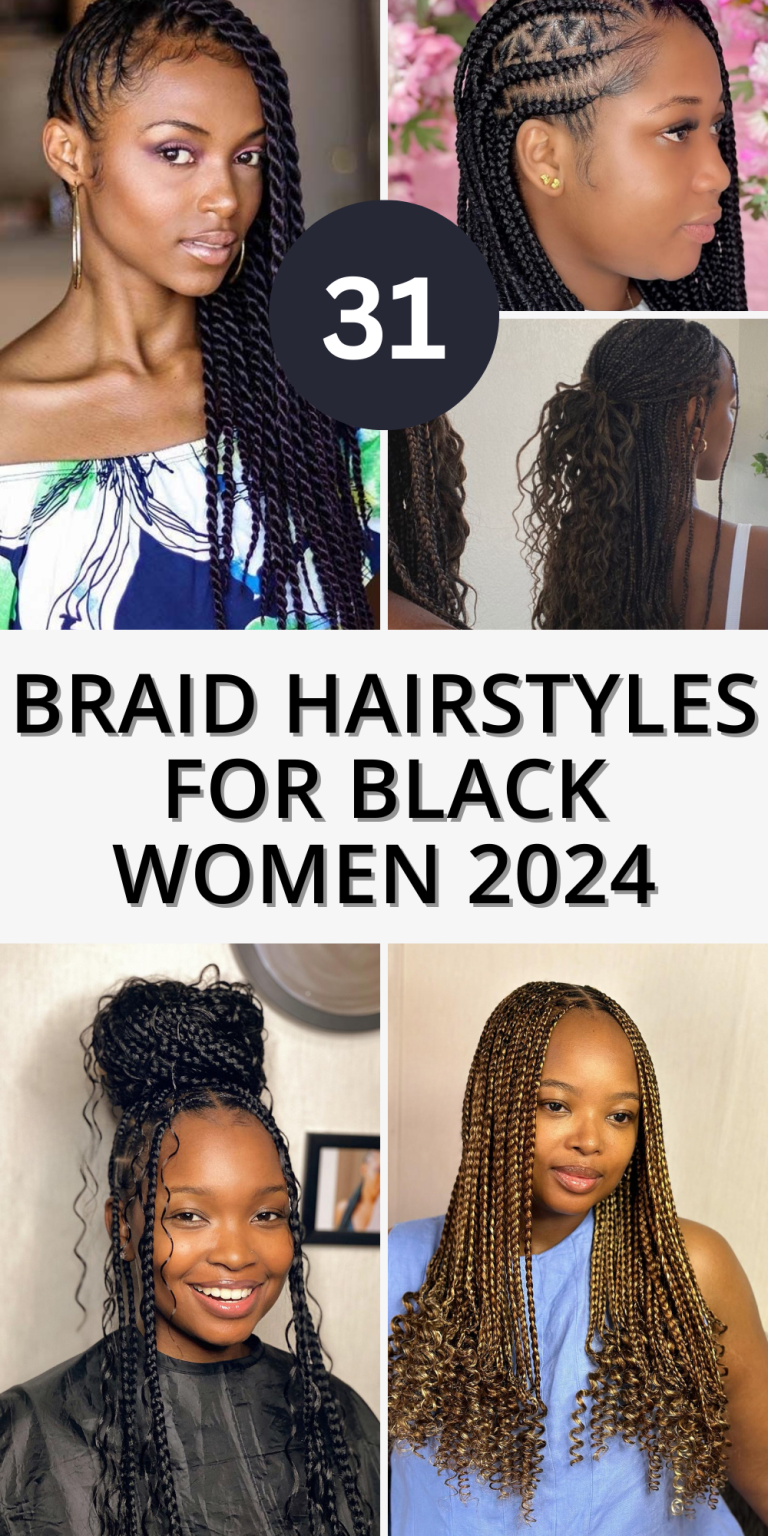 31 Trendsetting Braid Hairstyles for Black Women in 2024 - Get Inspired ...