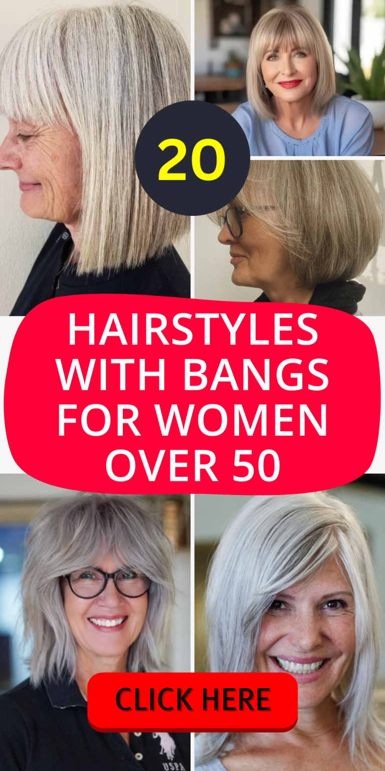 Top 20 Hairstyles with Bangs for Women Over 50: Ageless Chic - divagaze.com