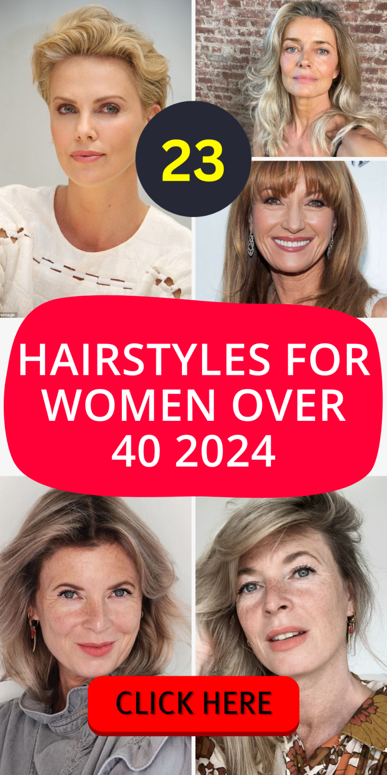 23 Trendy Hairstyles for Women Over 40 in 2024 - Chic & Timeless Cuts