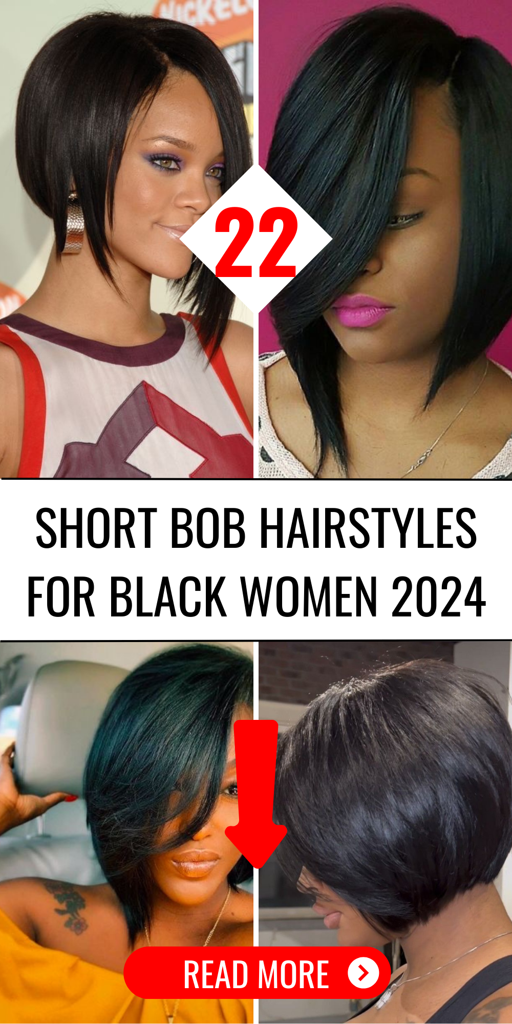 Top 22 Short Bob Hairstyles for Black Women 2024 | Trendy & Chic Cuts