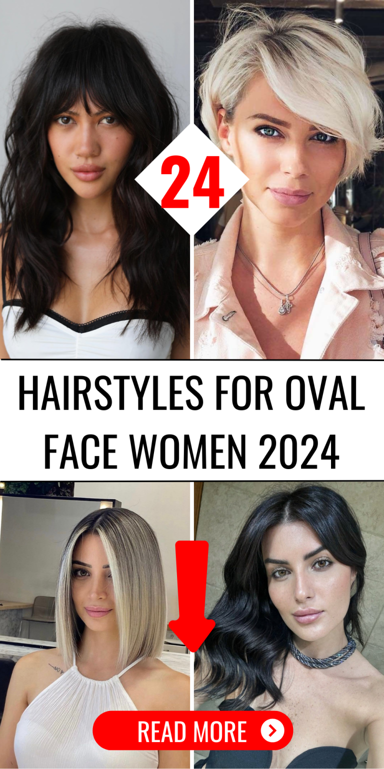 Top 24 Hairstyles for Oval Face Women in 2024: Trendy Cuts & Styles ...