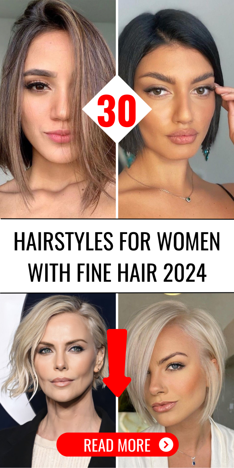 Top 30 Hairstyles for Fine Hair 2024: Chic & Effortless Trends ...