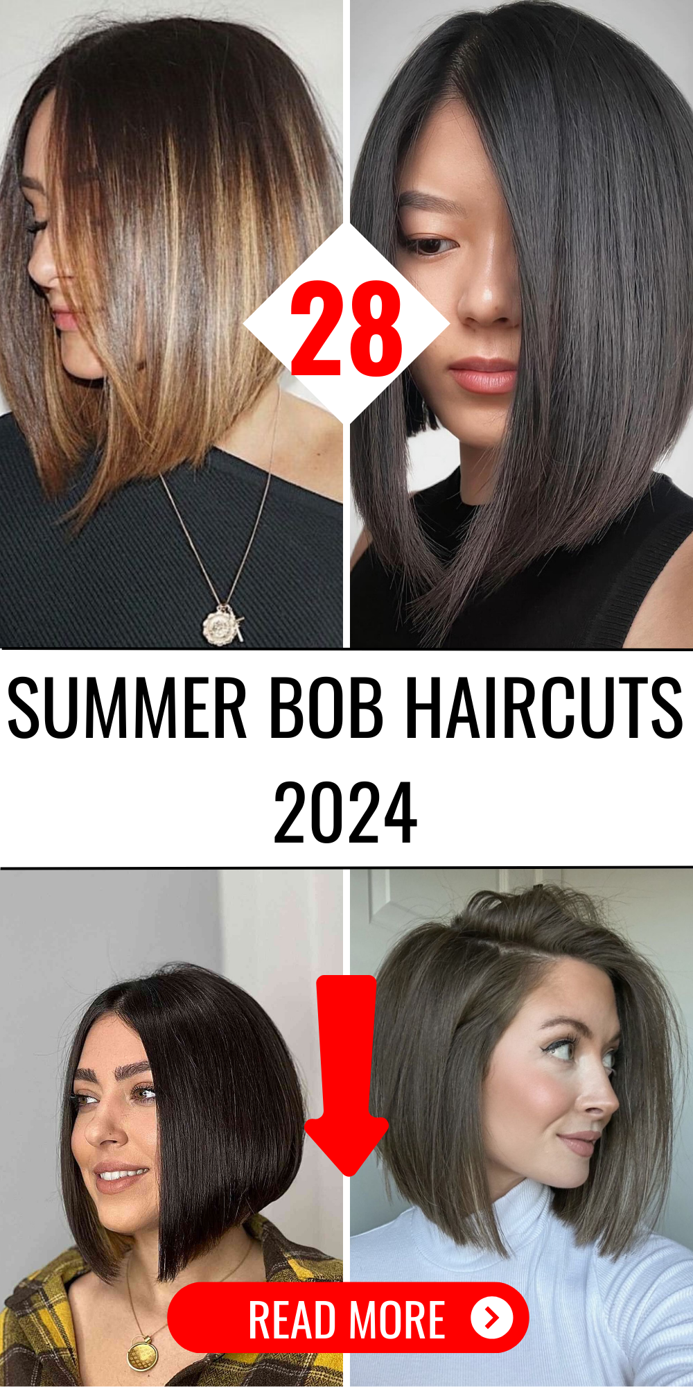 Top 28 Summer Bob Haircuts 2024: Trendy Styles for Every Woman ...