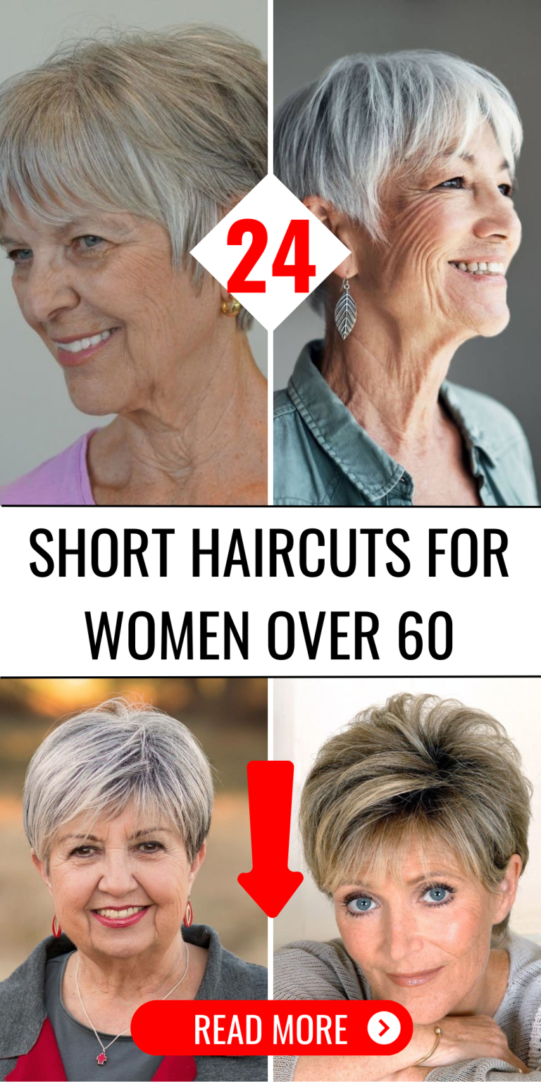 Top 24 Short Haircuts 2024 for Women Over 60 - Chic & Timeless Looks ...