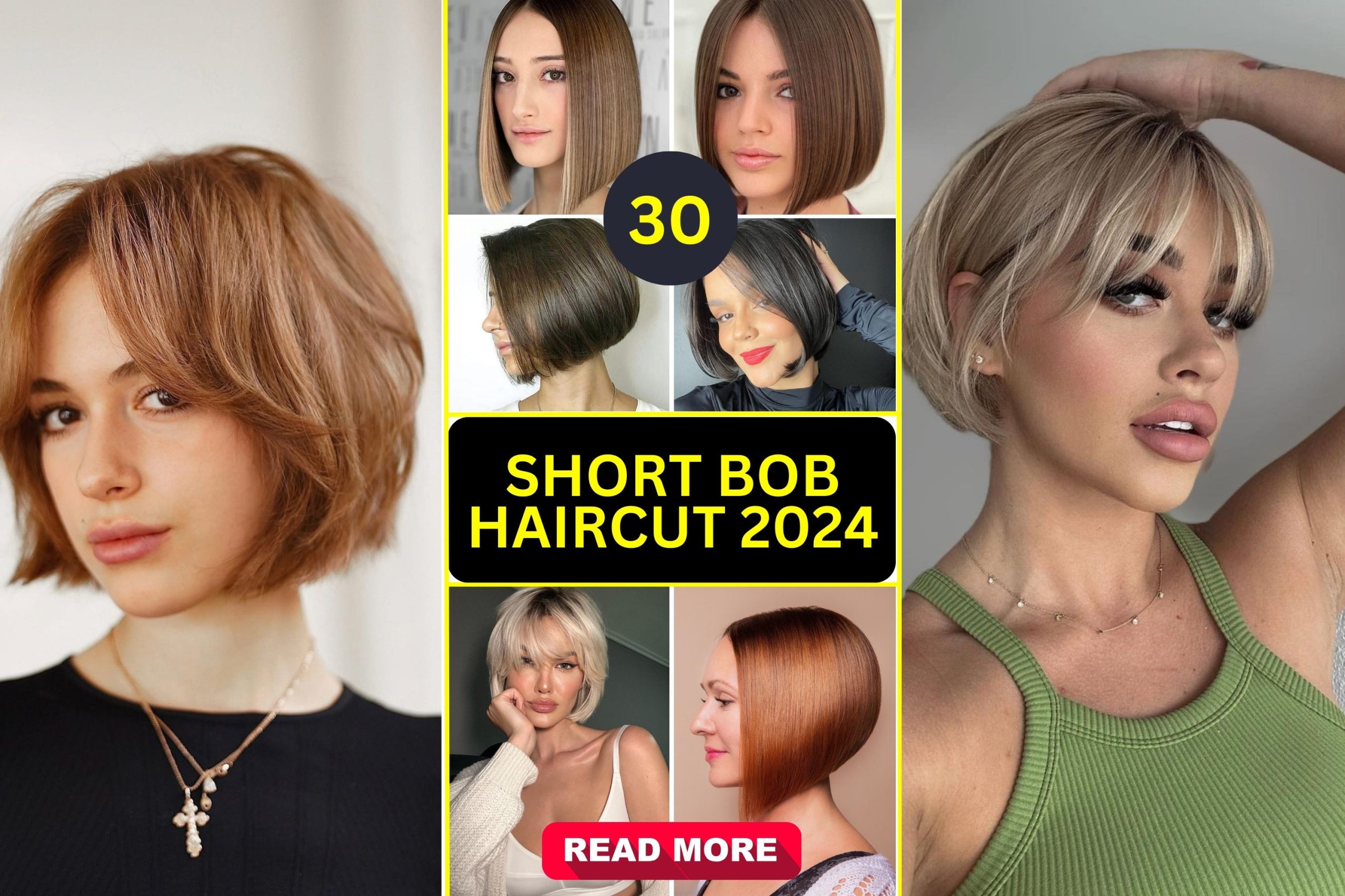 35 Trendsetting Short Bob Haircuts for a Chic 2024 Look - divagaze.com