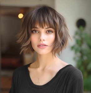 25 Short Hairstyles with Bangs - Trendy Cuts for Chic Women - divagaze.com