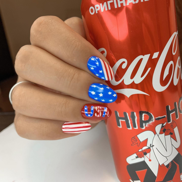 30 USA Nails - Celebrate 4th of July with Patriotic Nail Art ...