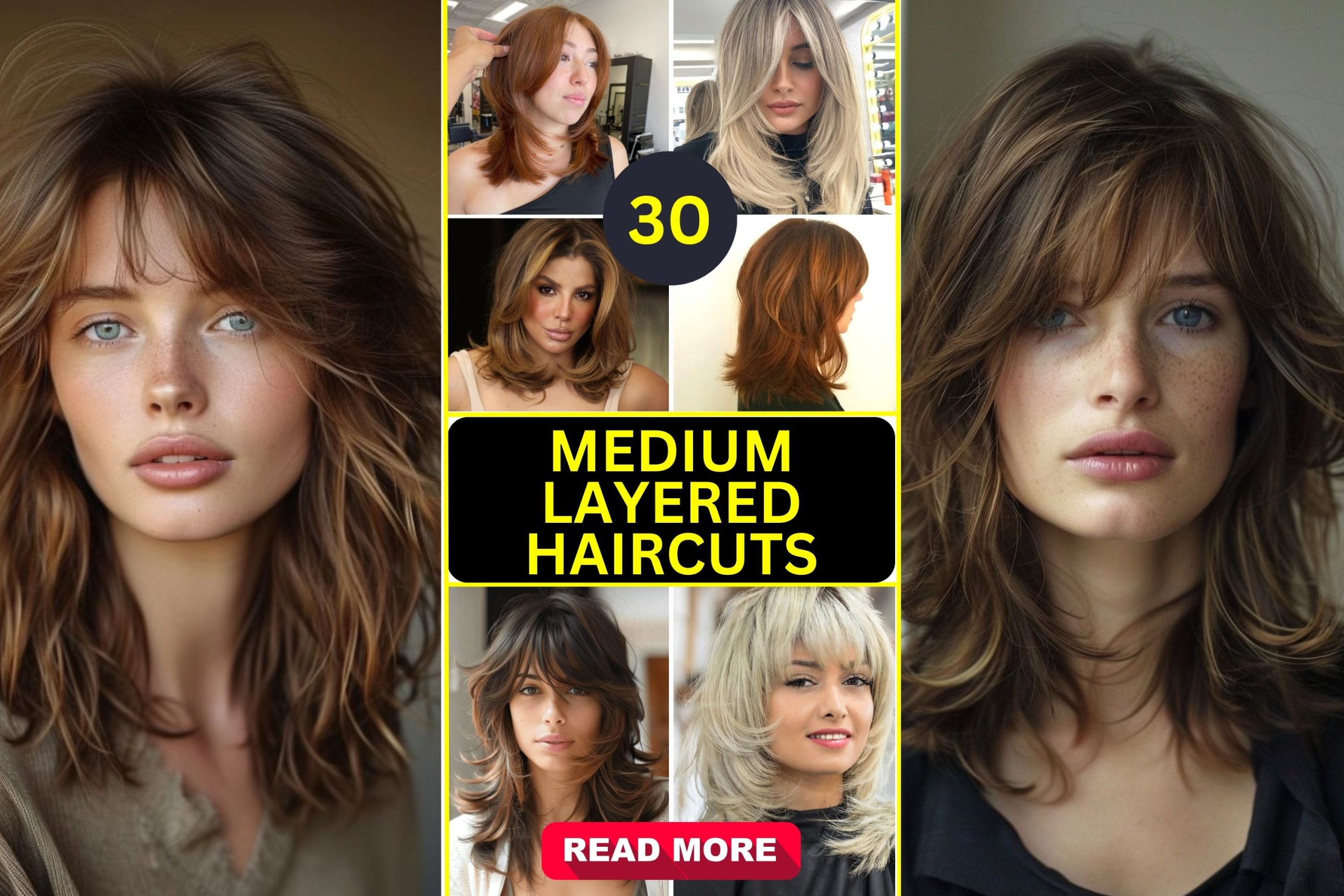 Top 35 Medium Layered Haircuts to Revamp Your Look in 2024 - divagaze.com