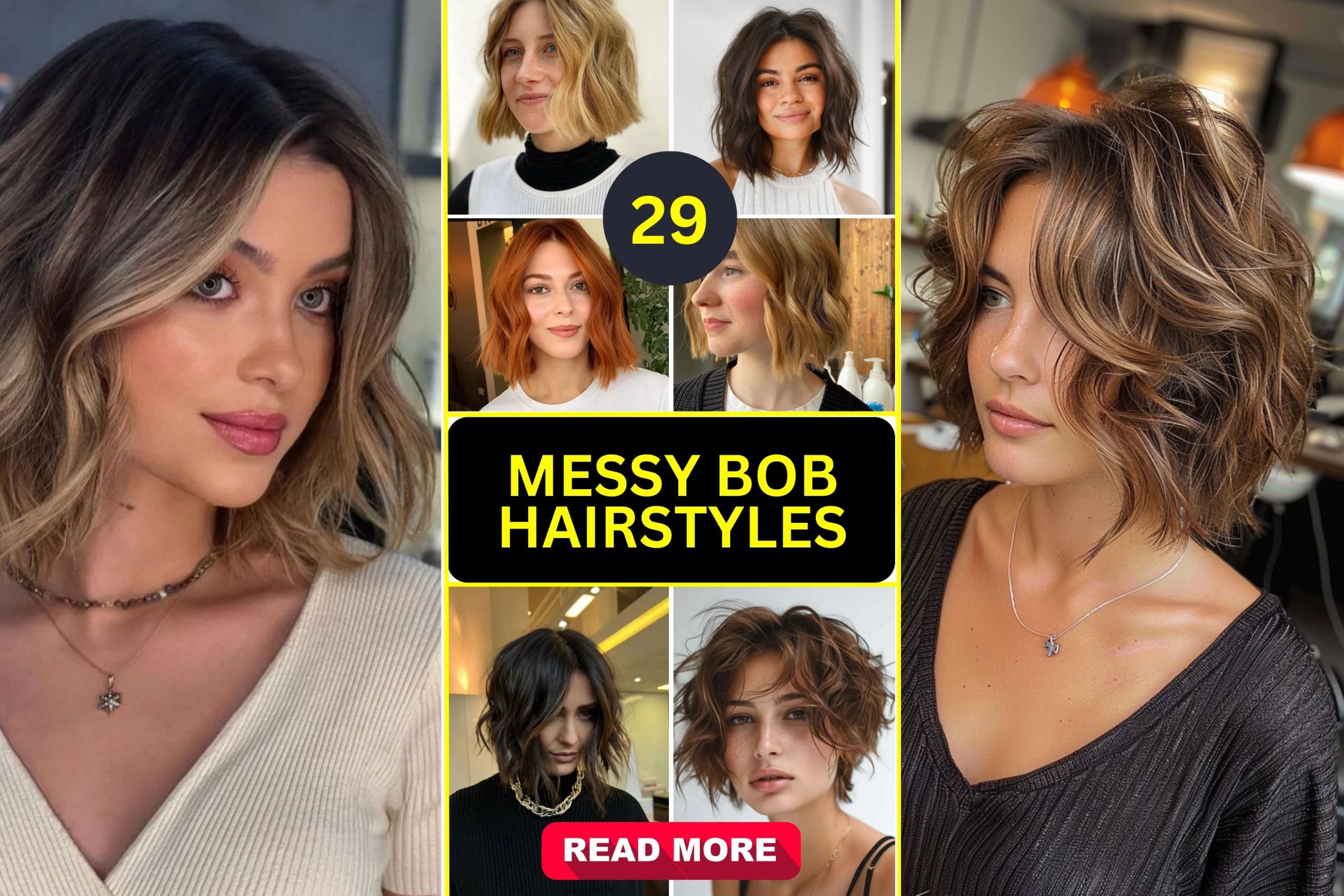 34 Trendy Messy Bob Hairstyles for a Chic 2024 Look - Get Inspired ...