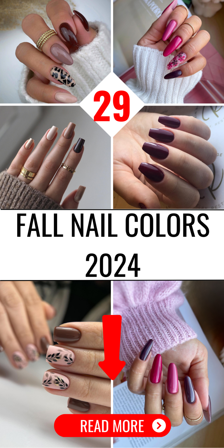 Discover the Top 29 Fall Nail Colors 2024 Season's Best Trends