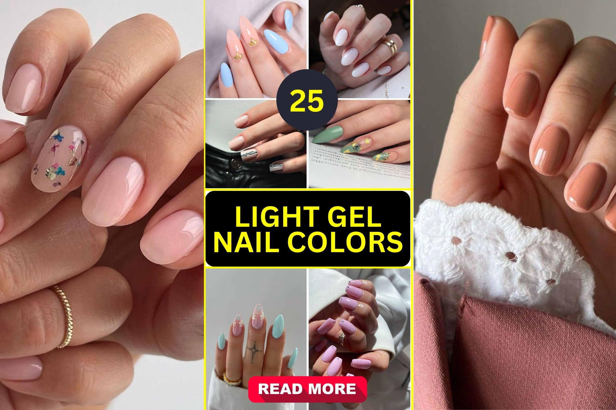 Explore 2024's Top 25 Light Gel Nail Colors for Every Season - divagaze.com