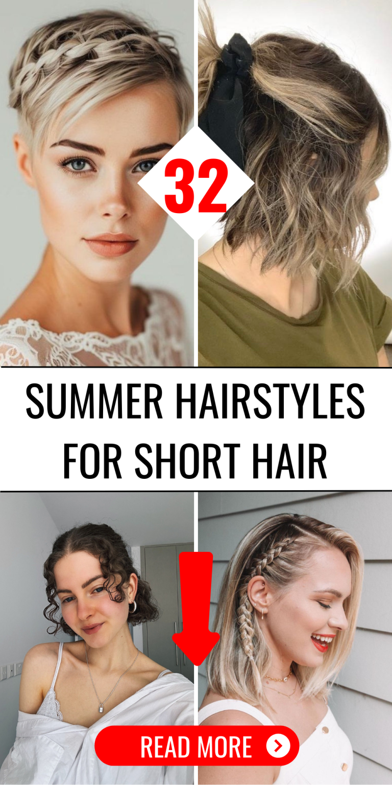 Trendy 2024 Guide: 32 Summer Hairstyles For Short Hair - Divagaze.com