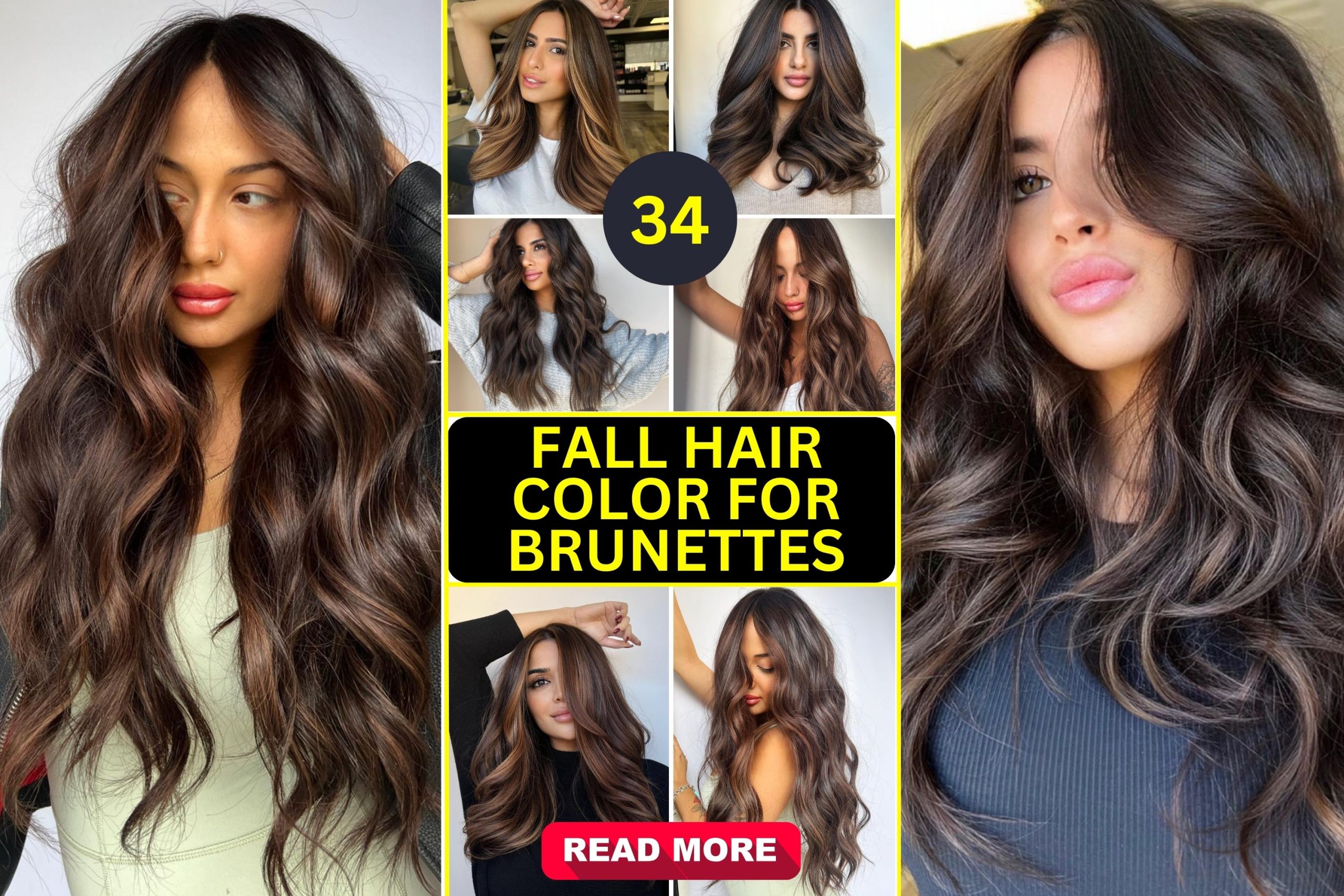 34 Stunning Fall Hair Color Ideas for Brunettes to Try in 2024 ...