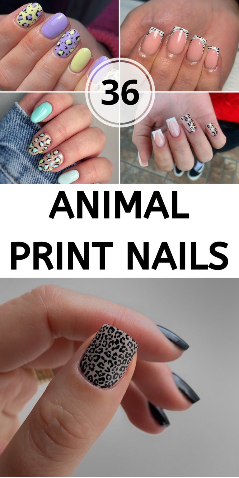 36 Animal Print Nails for Bold and Stylish Manicures in 2024: Ideas to ...