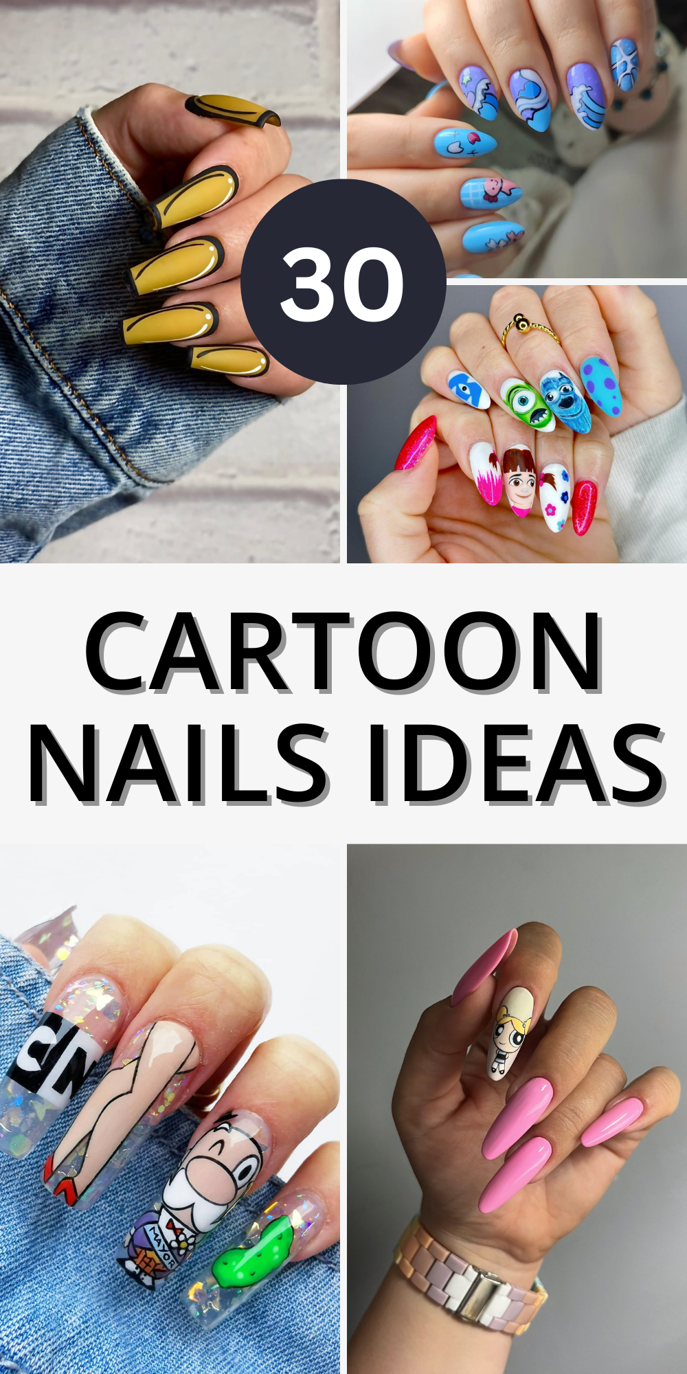 30 Stunning Cartoon Nails Ideas for 2024: Trendy Designs to Inspire ...