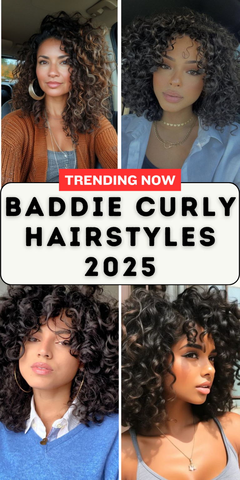 20 Baddie Curly Hairstyles 2025: Stunning Ideas to Slay Your Look This ...