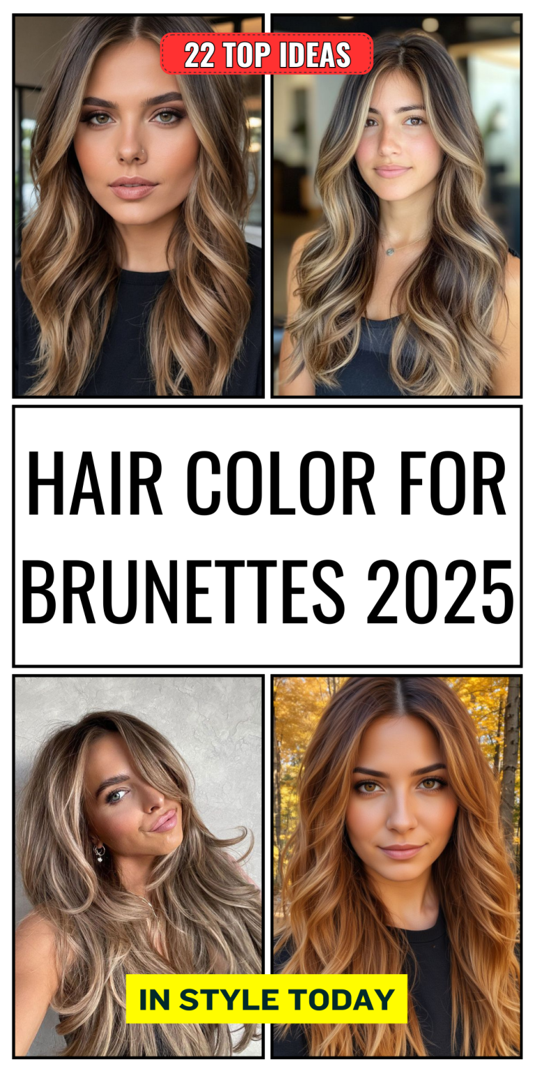 22 Stunning Hair Color Ideas for Brunettes in 2025 – Transform Your ...