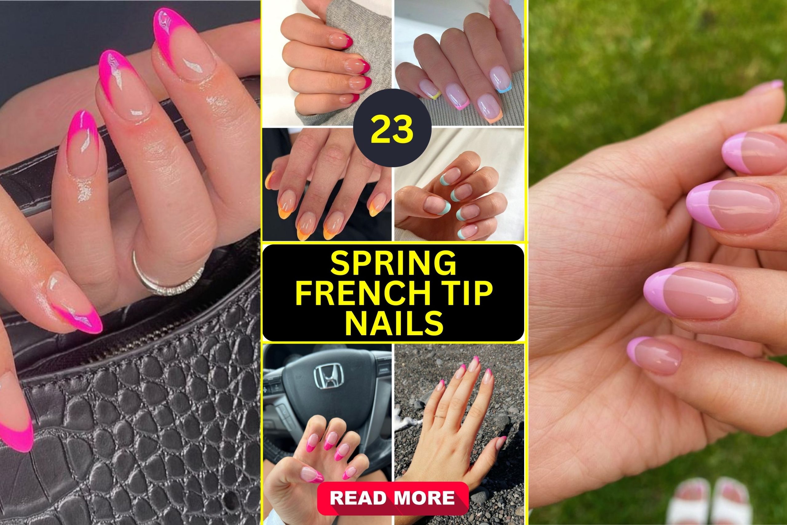 23 Spring French Tip Nails That Will Inspire Your Manicure Trends ...