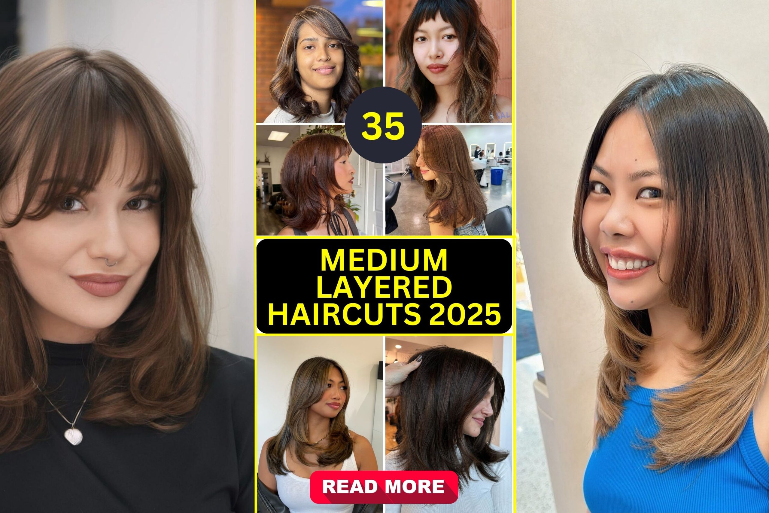 35 Stunning Medium Layered Haircuts for 2025: Perfect Styles for Every ...