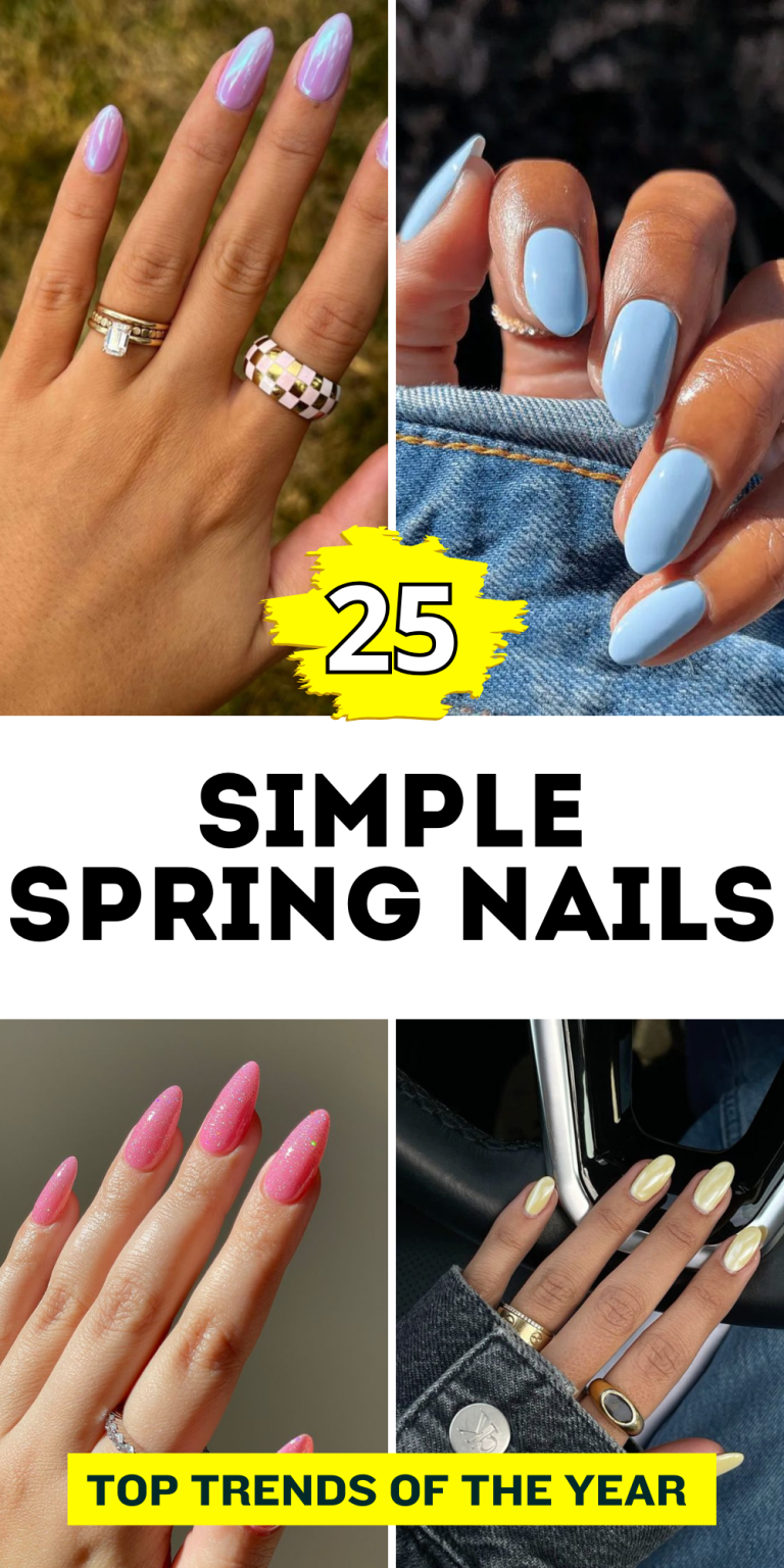 25 Simple Spring Nails: Fresh, Fun, and Classy Ideas for a Perfect ...