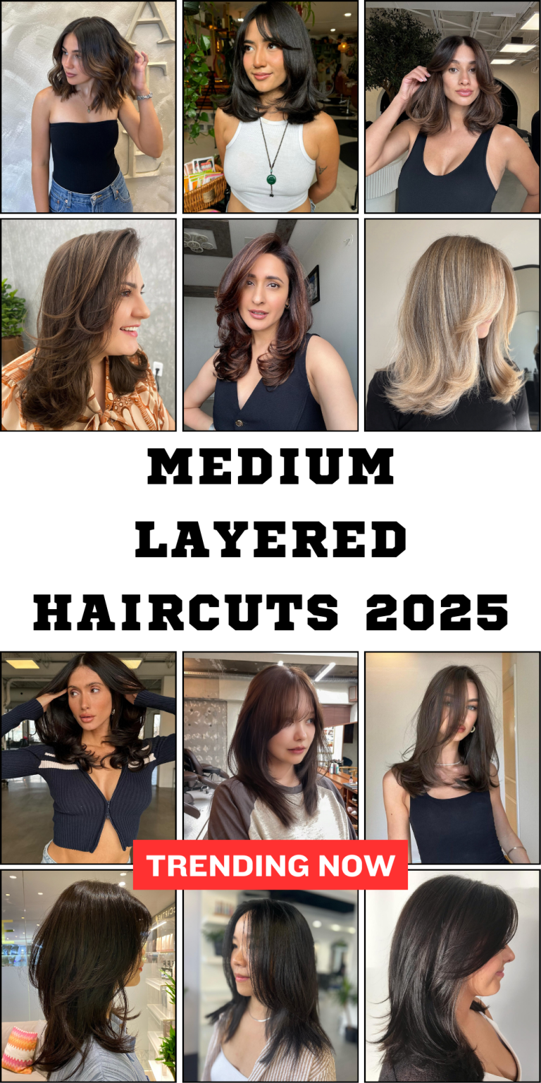 35 Stunning Medium Layered Haircuts for 2025: Perfect Styles for Every ...