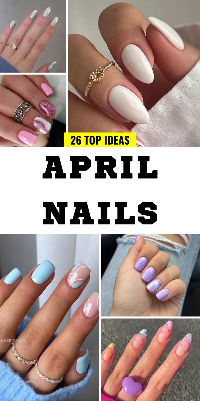 26 April Nails Ideas: Trendy Designs & Colors 2025 for Almond, Short ...