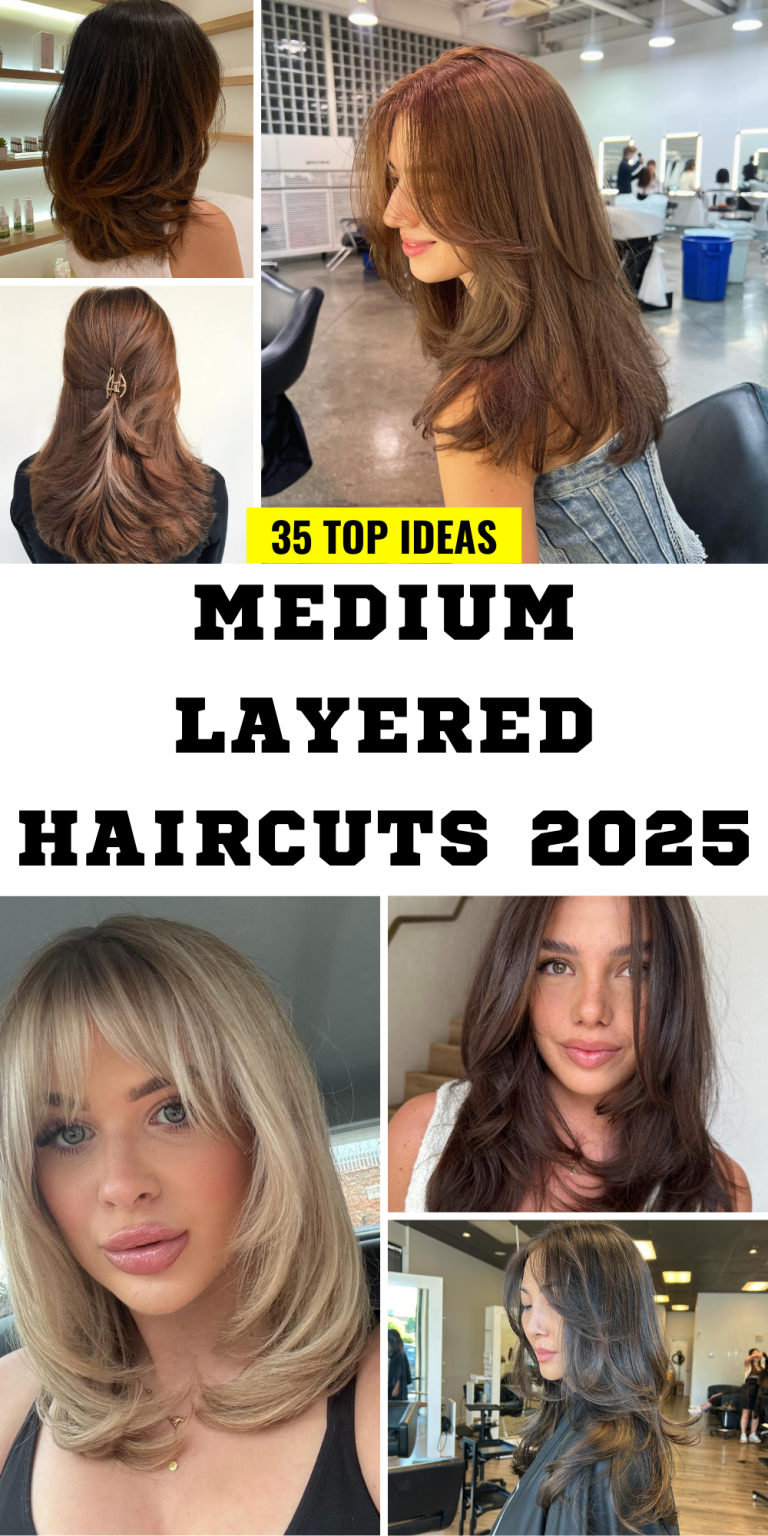 35 Stunning Medium Layered Haircuts for 2025: Perfect Styles for Every ...