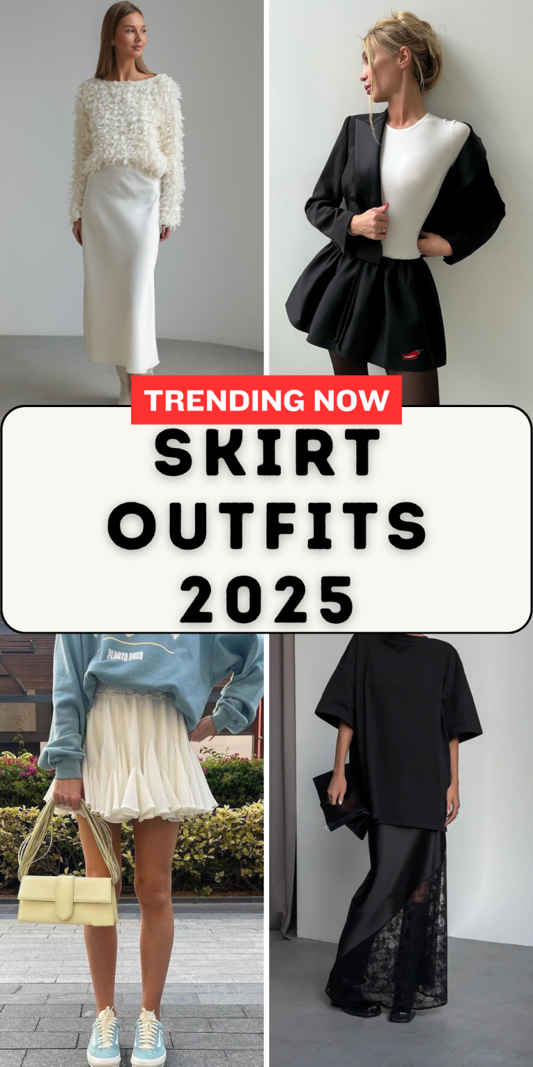 30 Skirt Outfits 2025: Trendy Ideas for Every Occasion – From Casual to ...