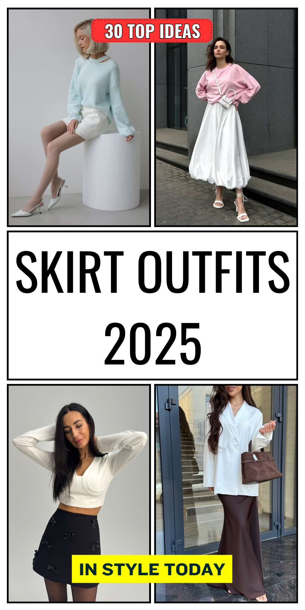 30 Skirt Outfits 2025: Trendy Ideas for Every Occasion – From Casual to ...