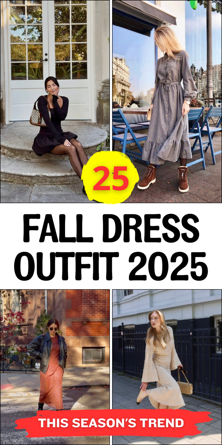 25 Fall Dress Outfit Ideas 2025 for Stylish Women - divagaze.com
