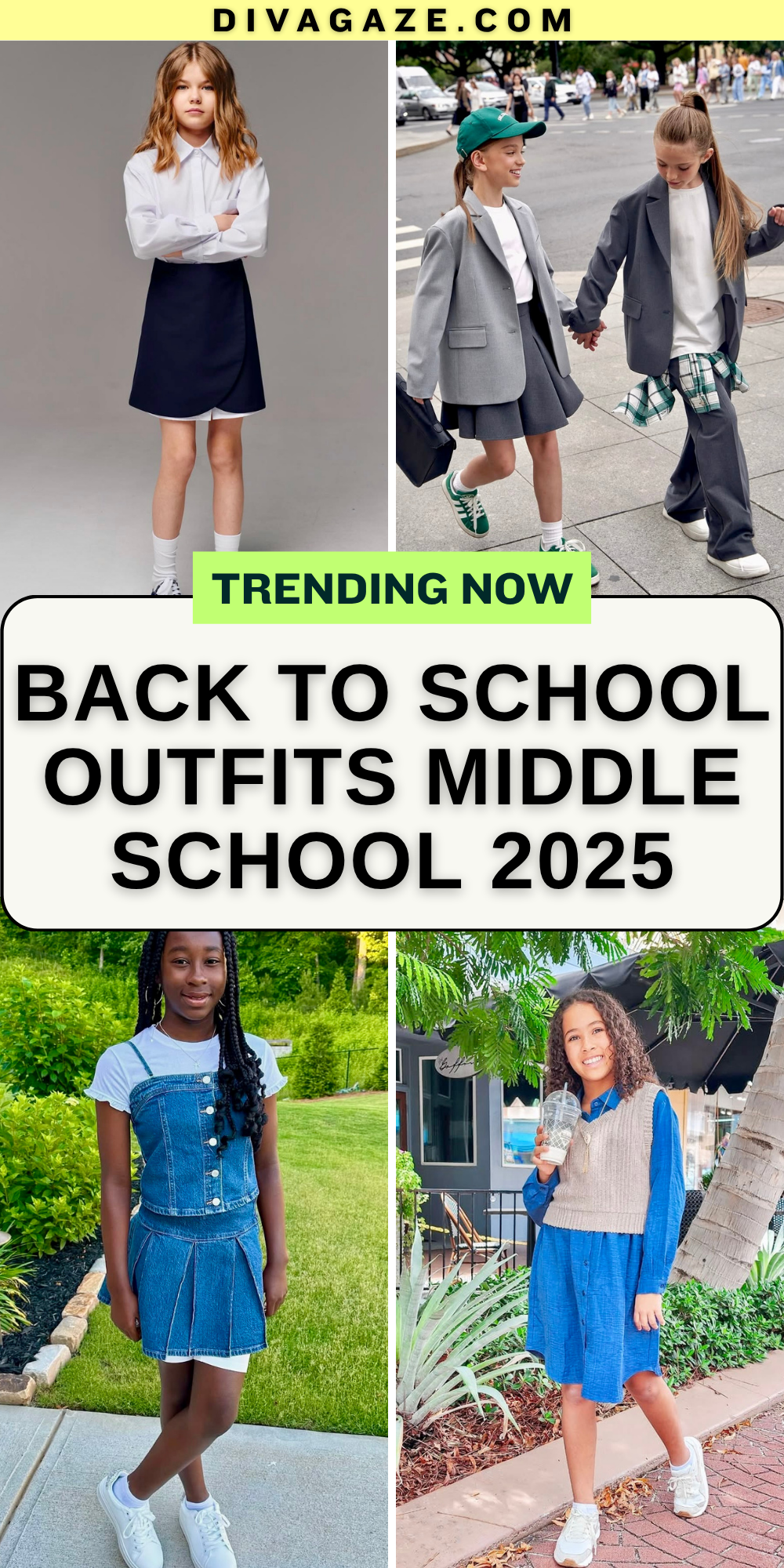 25 Back to School Outfits Middle School Girls 2025