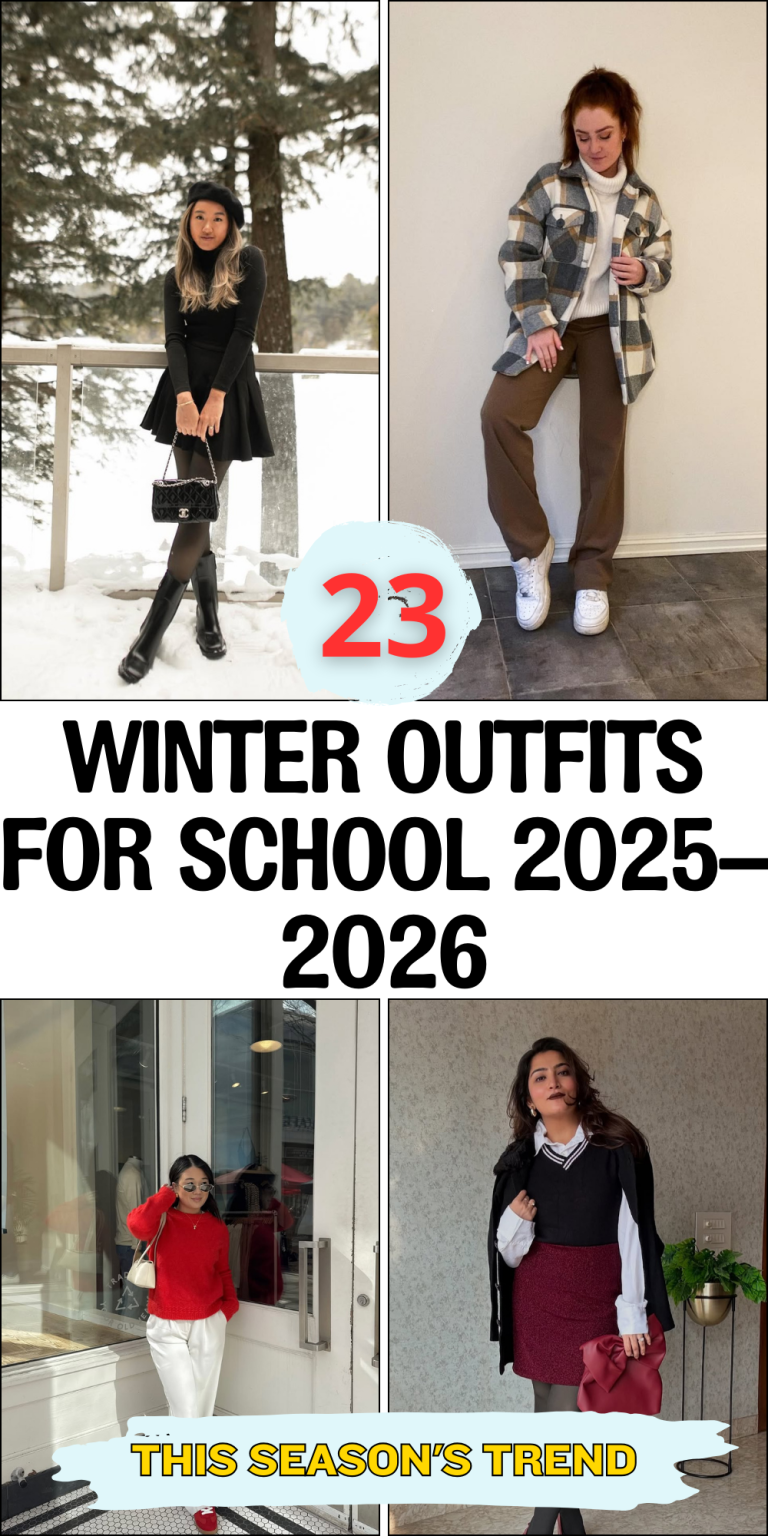 23 Winter Outfits for School 2025–2026 - divagaze.com
