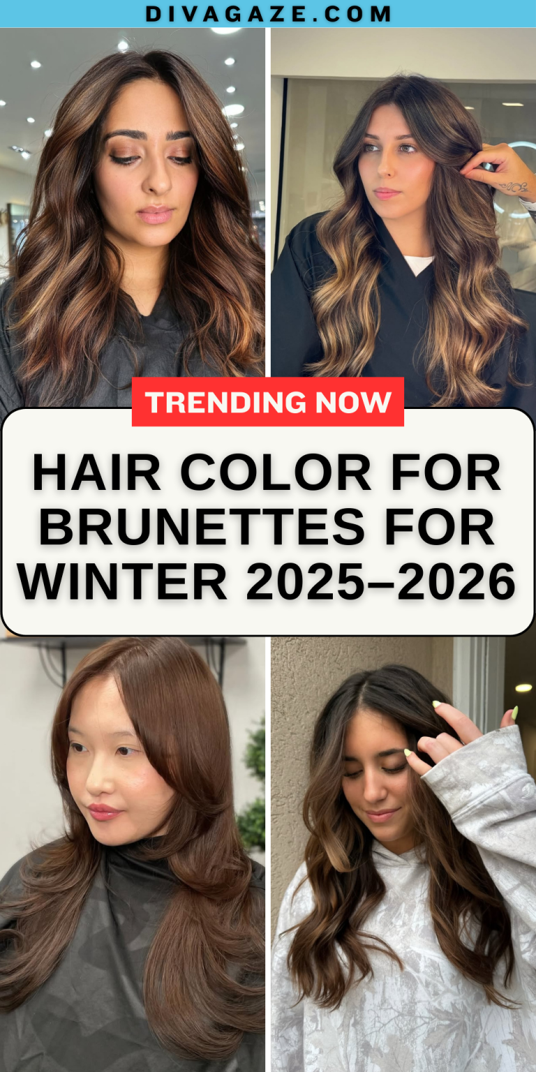 24 Hair Color Ideas for Brunettes Winter 2025–2026 - divagaze.com